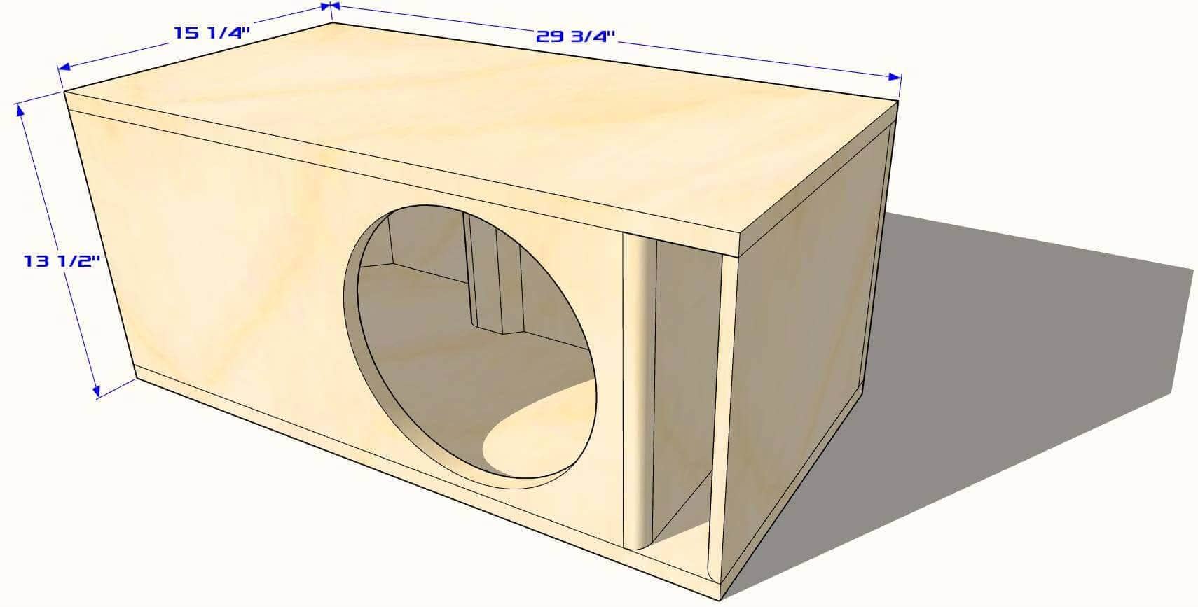 Normal Recommended Enclosures (single driver) EM V1 Models - EM Audio ...